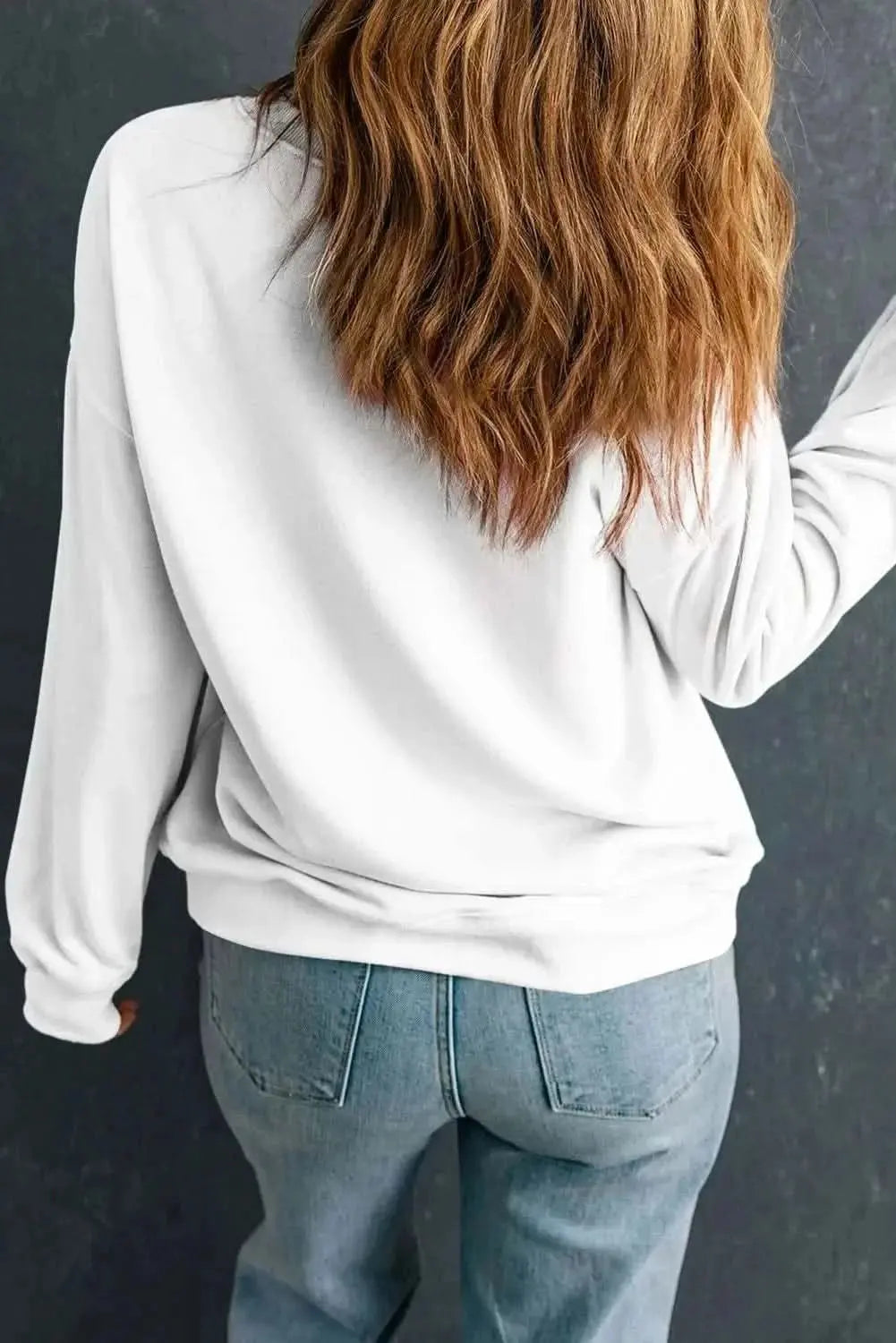 JOY Round Neck Long Sleeve Sweatshirt - Love Salve